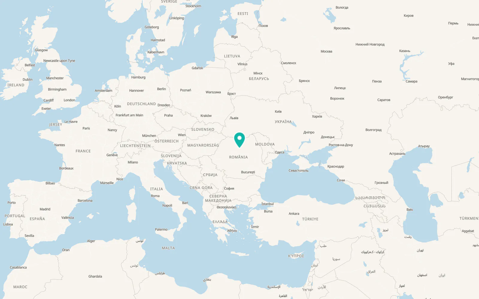 Map of Gurghiu