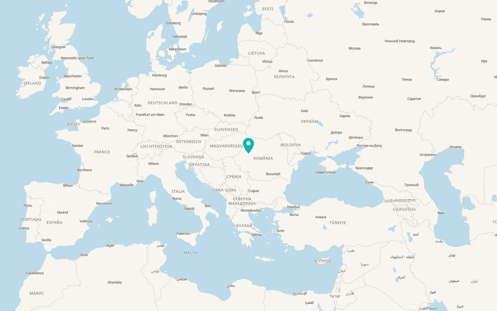 Map of Hălmăgel