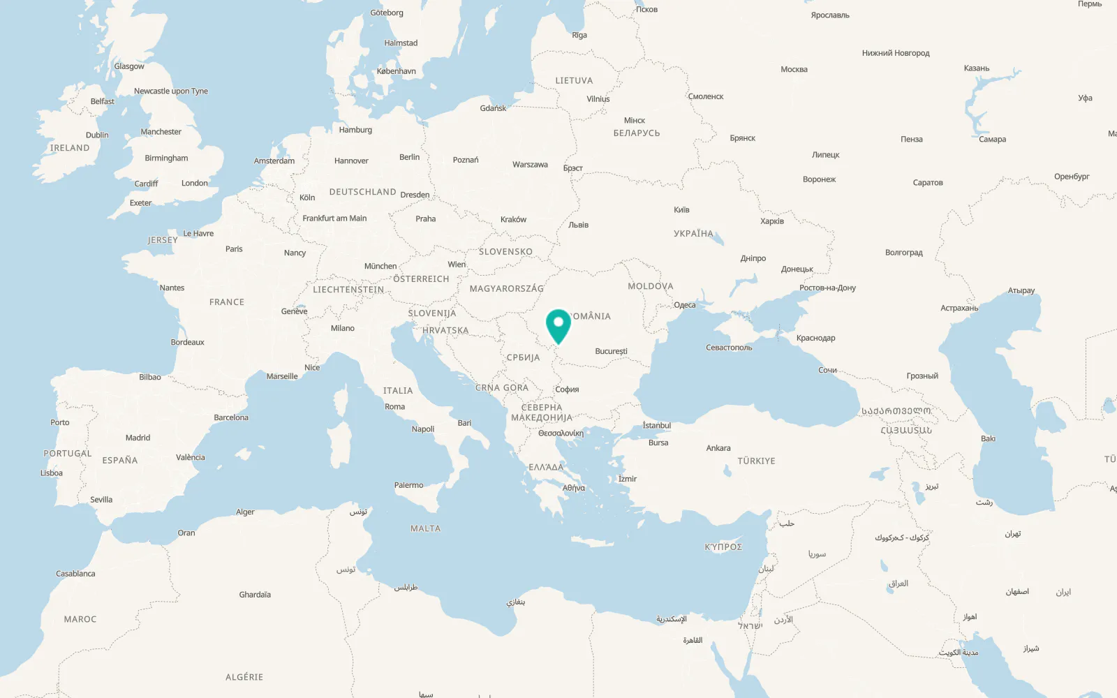 Map of Hinova