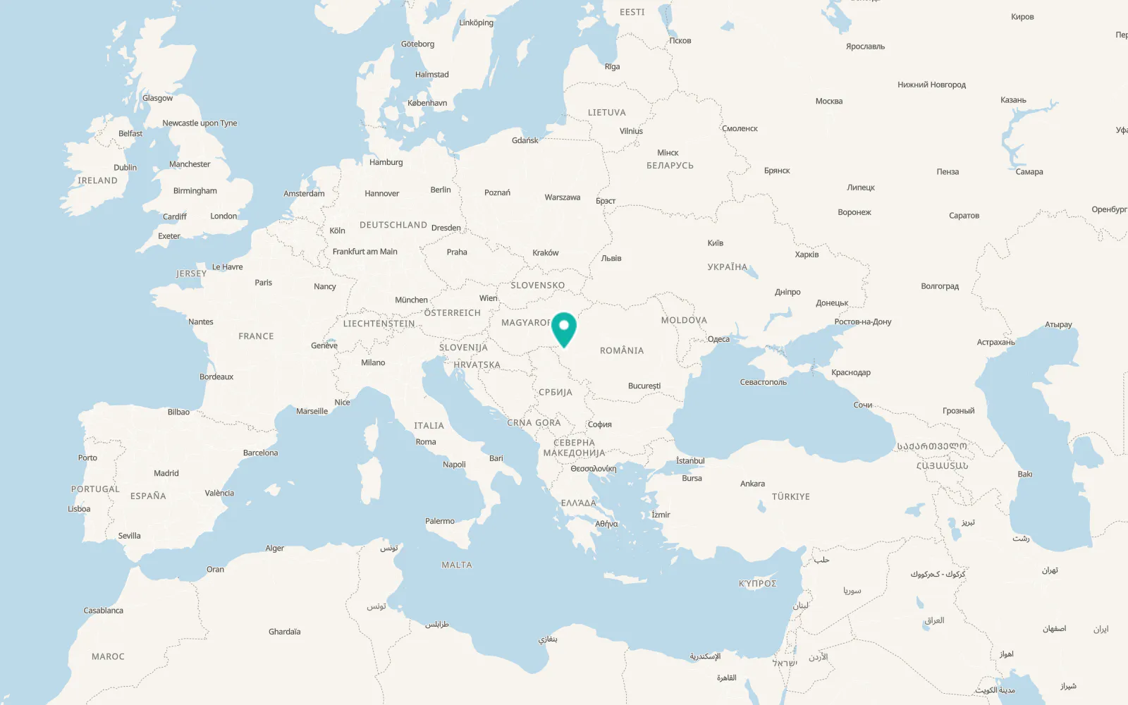 Map of Hodoni