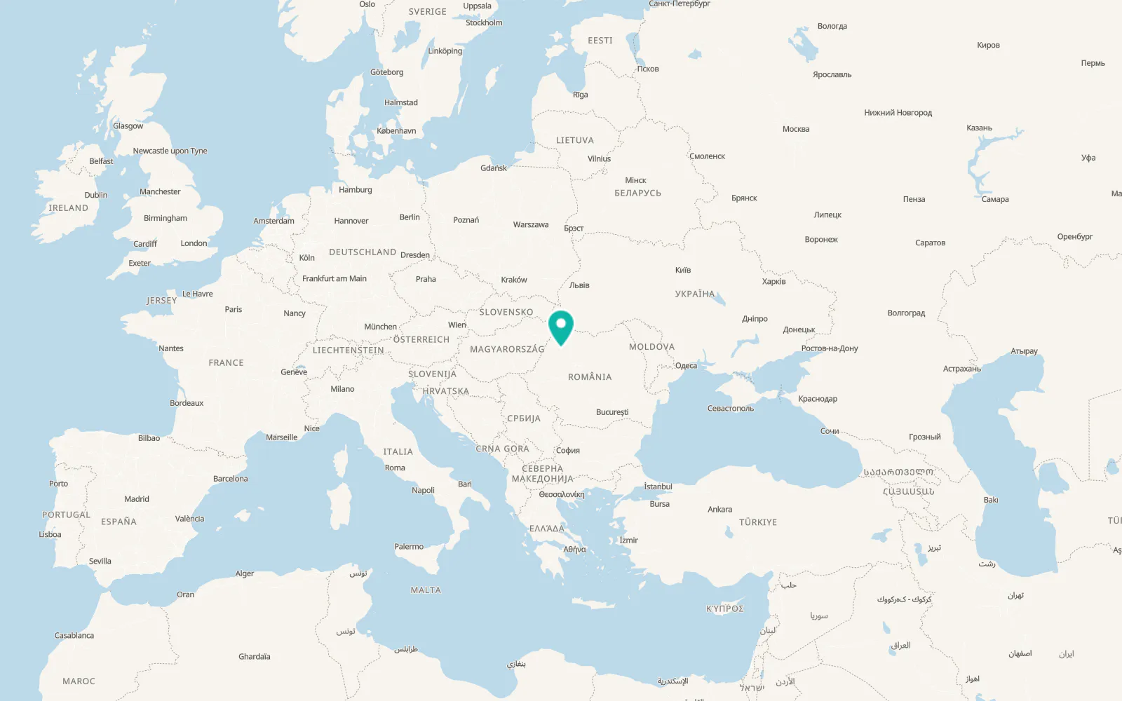 Map of Horoatu Crasnei