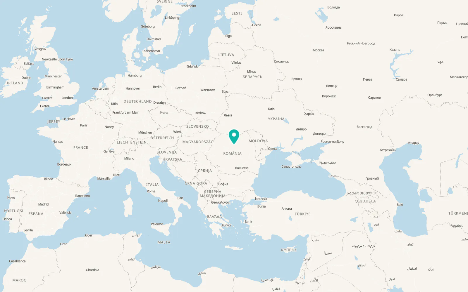 Map of Ibăneşti