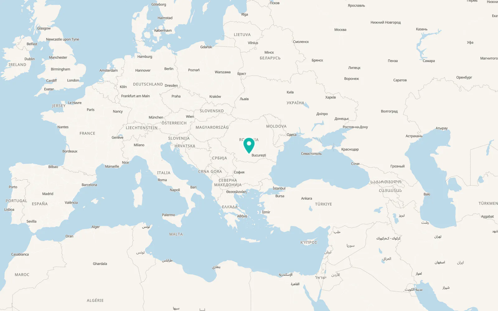 Map of Icoana