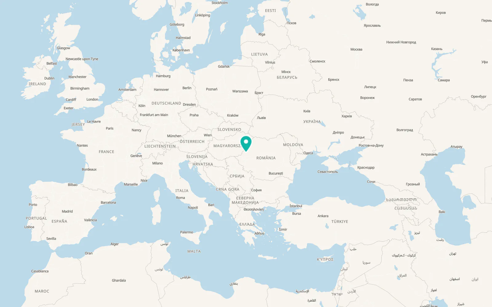 Map of Ineu