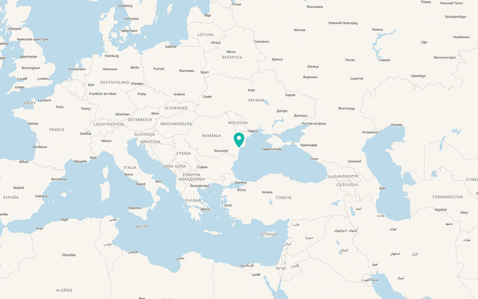 Map of Istria