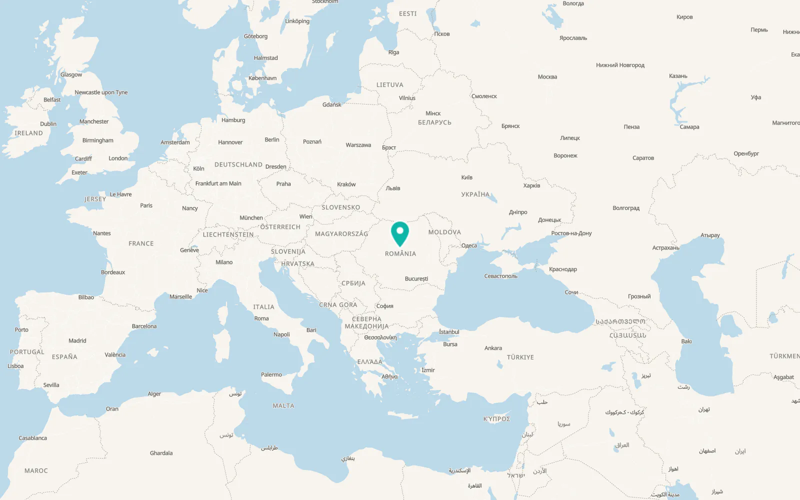 Map of Laslea