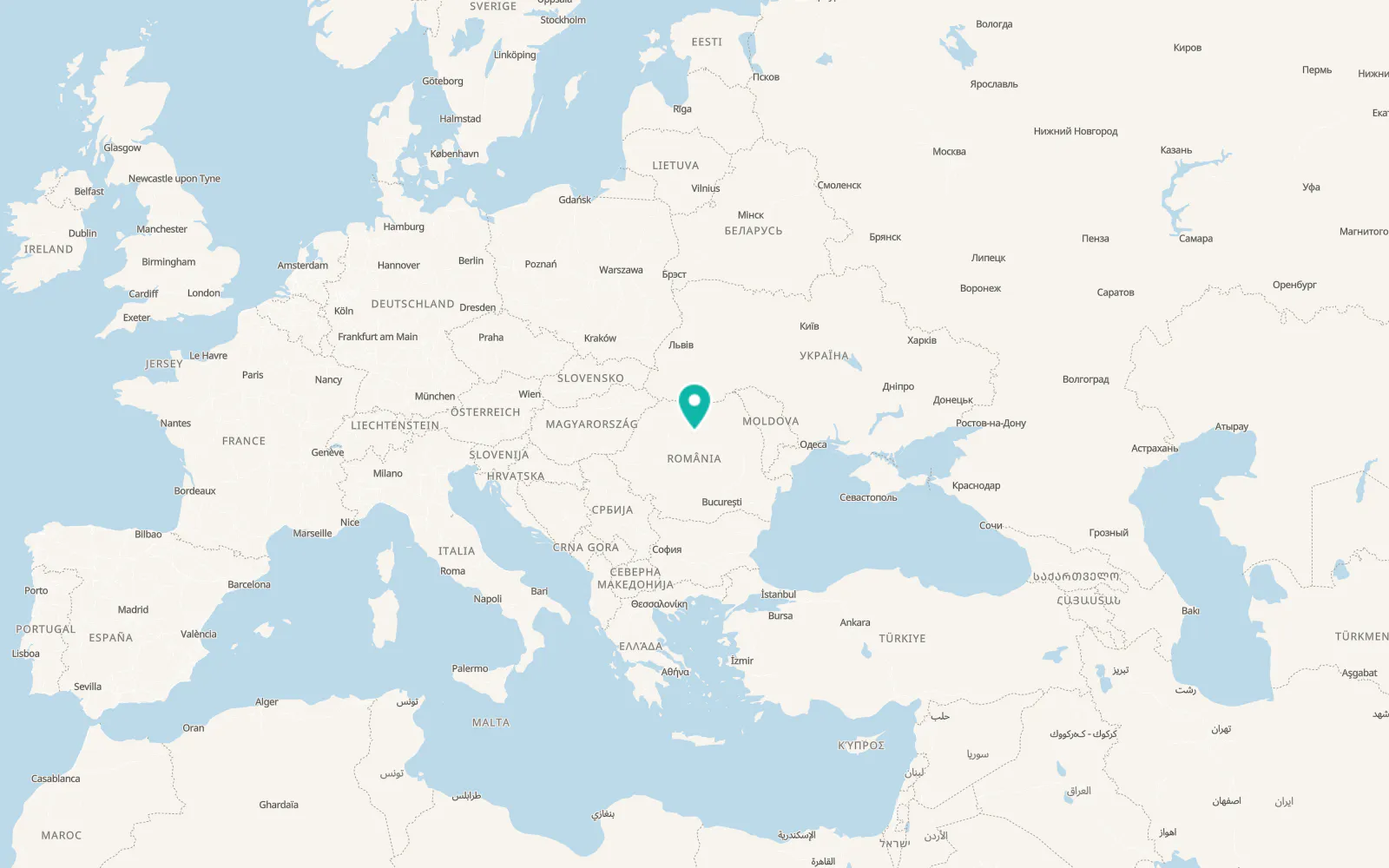 Map of Luieriu