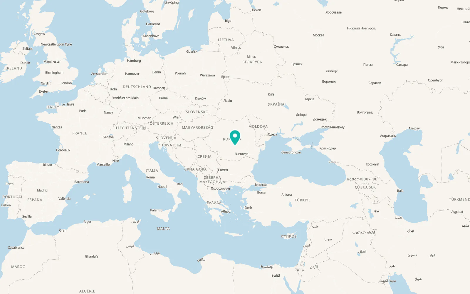 Map of Lunca