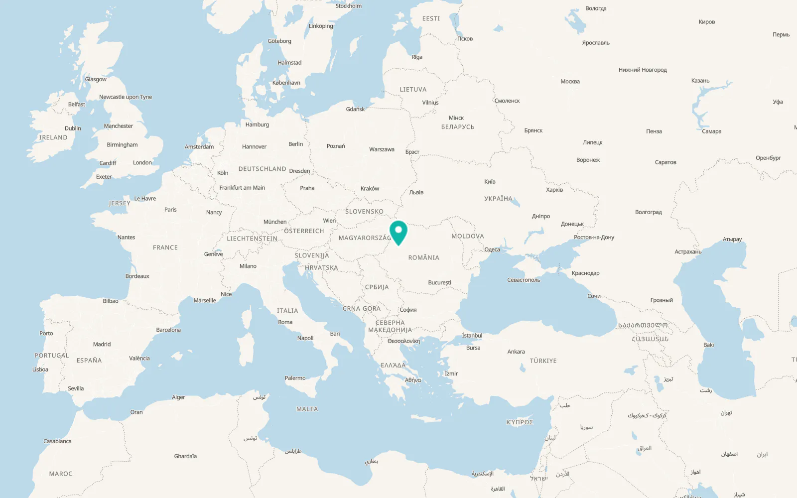 Map of Lunca