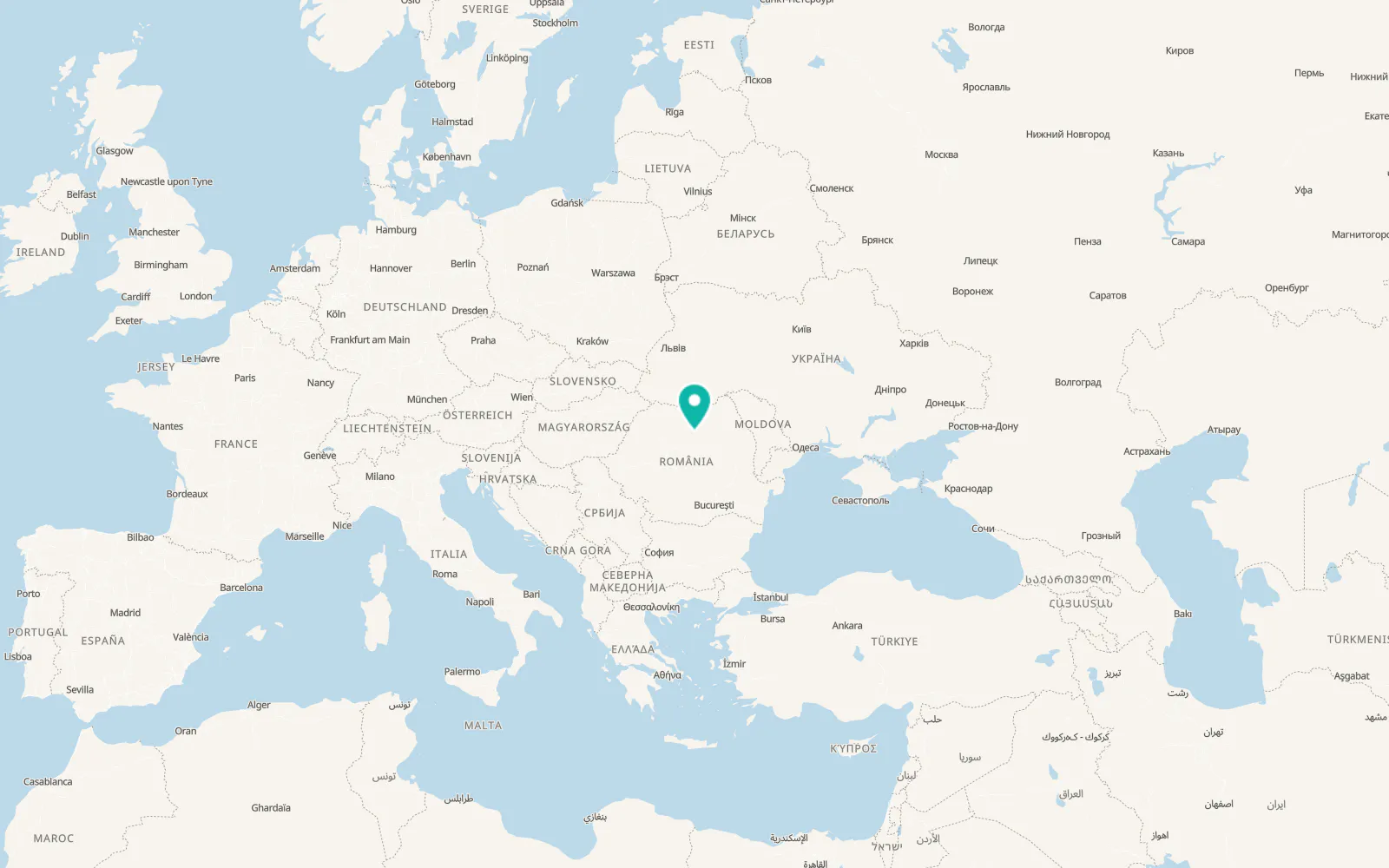 Map of Lunca Bradului