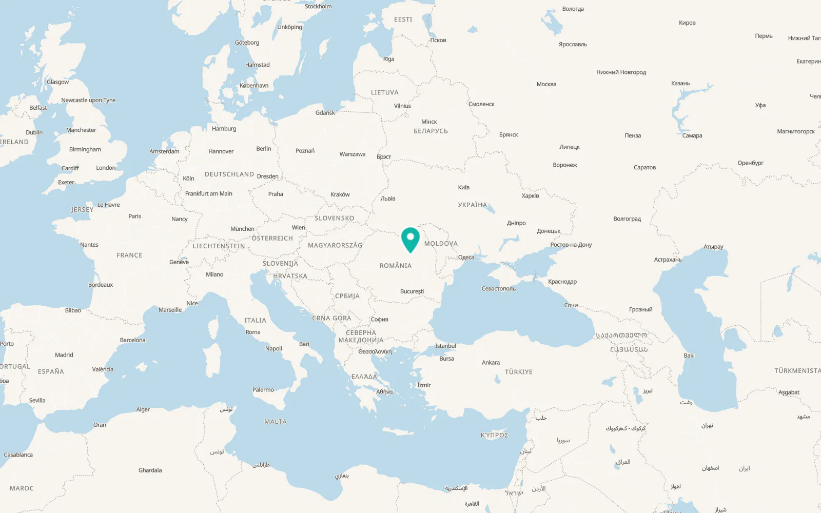 Map of Lunca de Sus
