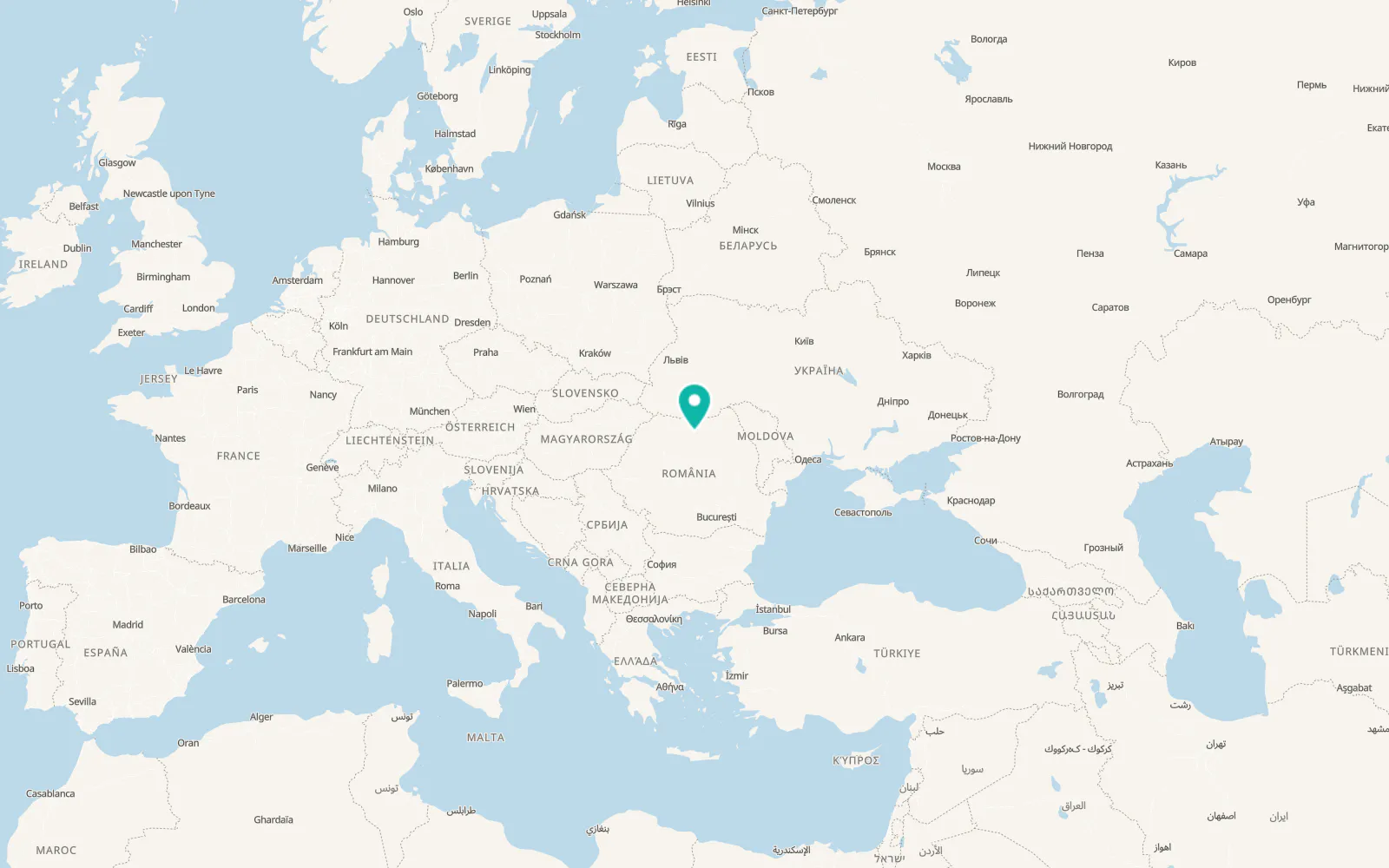 Map of Lunca Ilvei