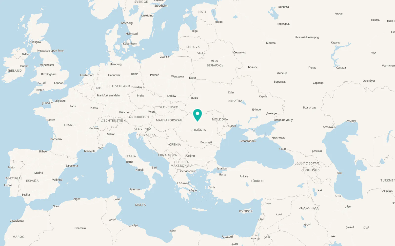 Map of Lunca