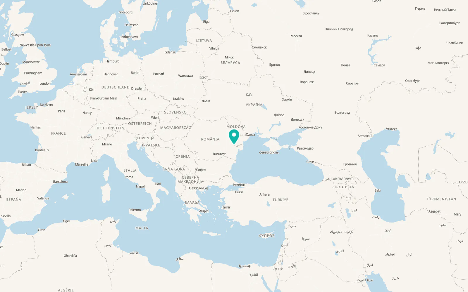 Map of Luncaviţa