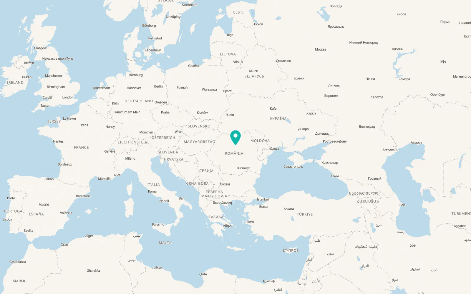 Map of Mătrici