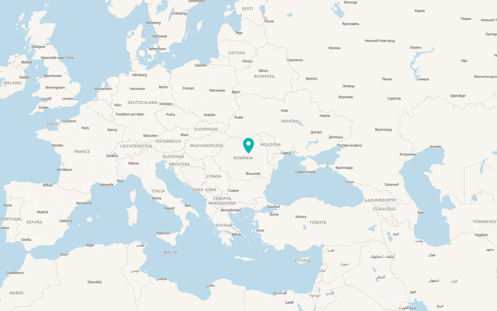 Map of Mereşti