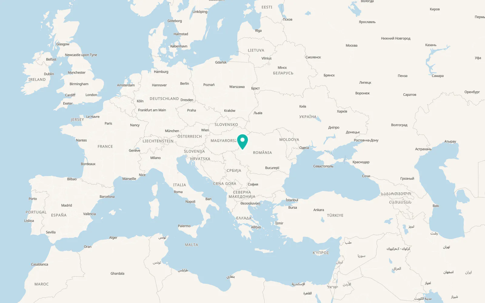 Map of Milova