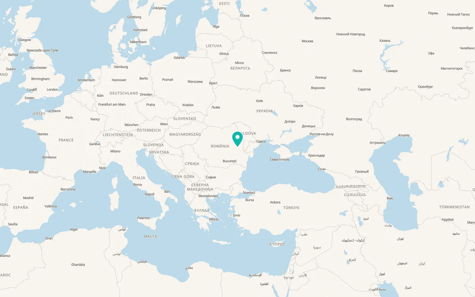Map of Mirceștii Noi