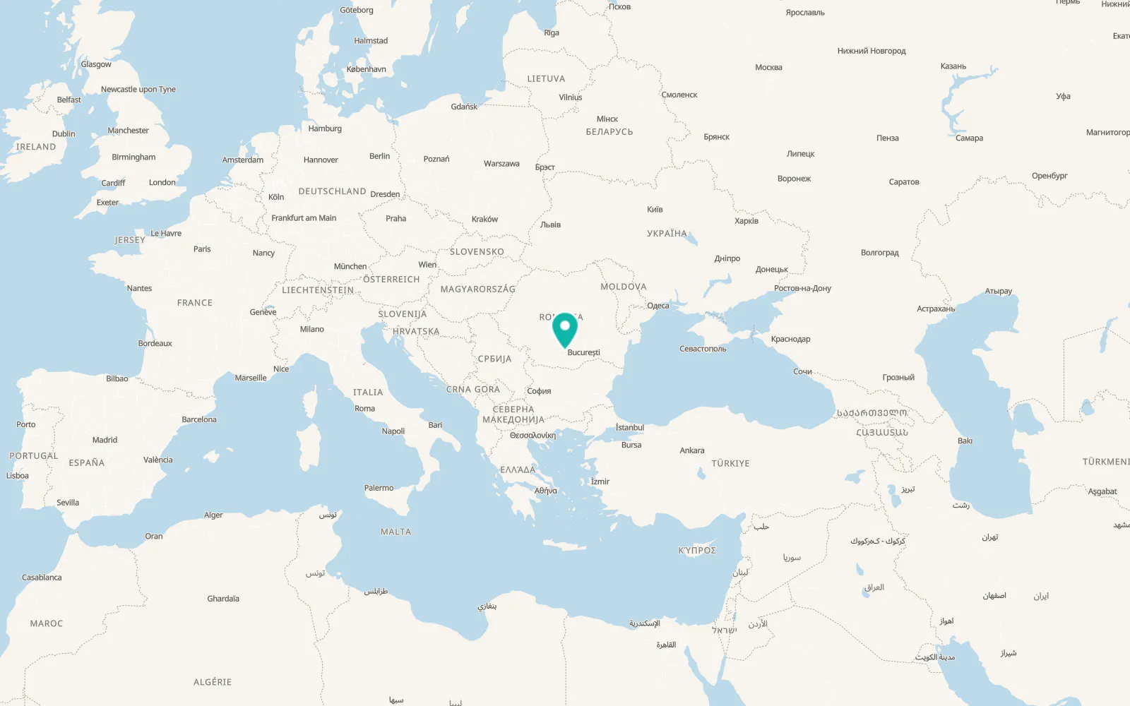 Map of Miroşi