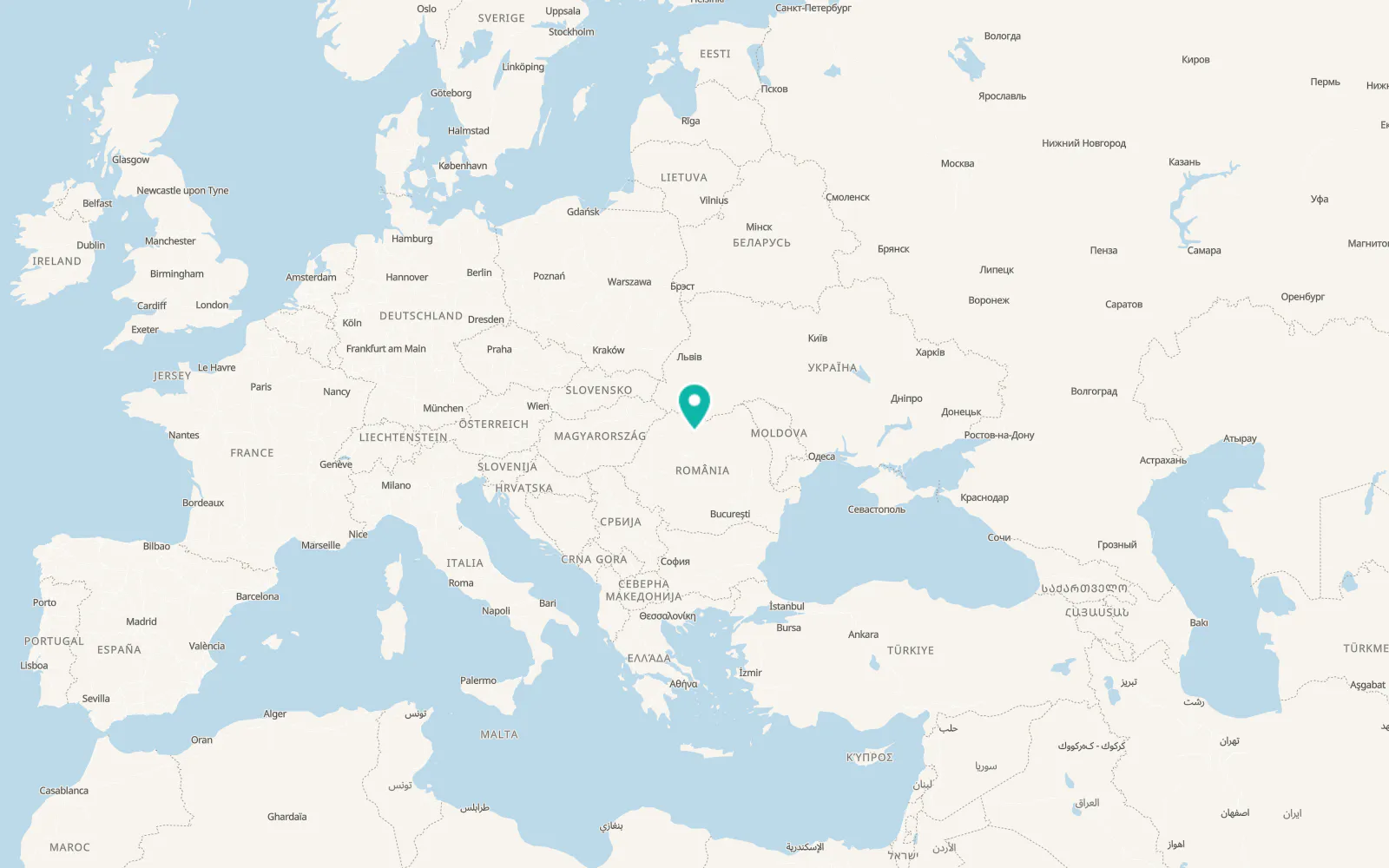 Map of Mocod