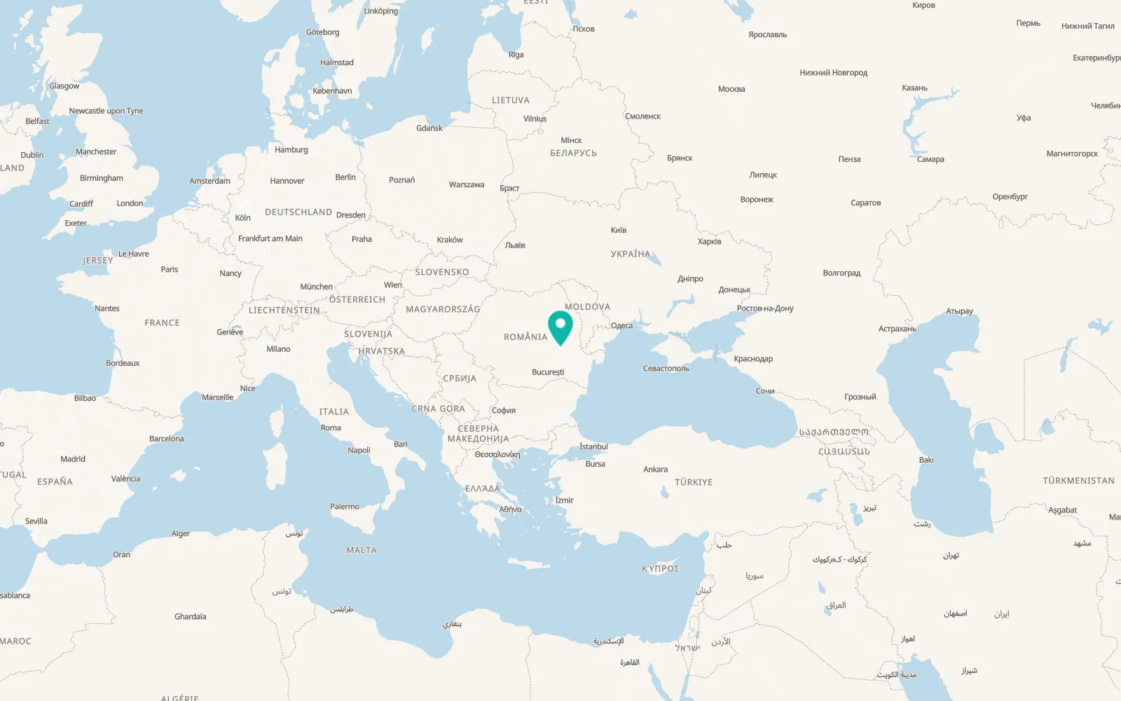Map of Murgeşti