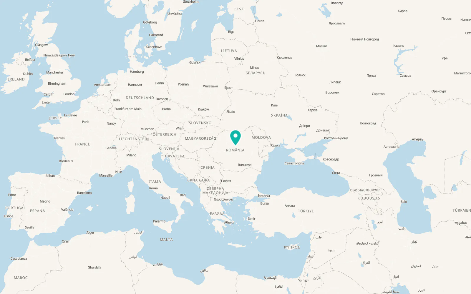 Map of Nadeş