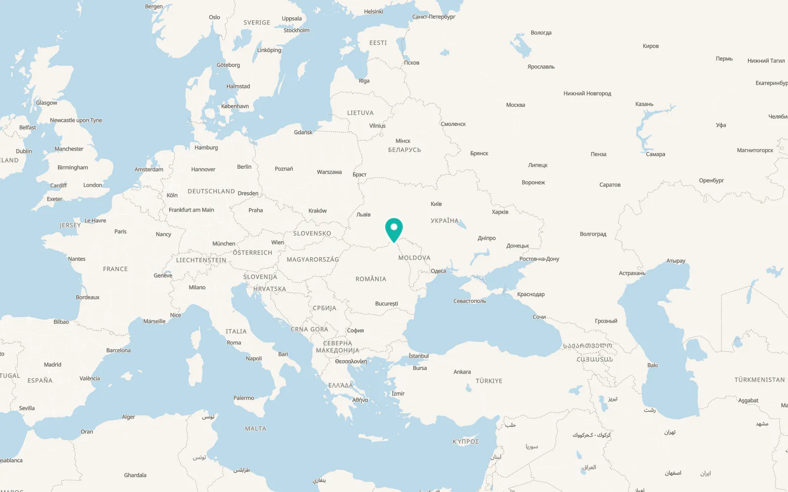 Map of Negreni