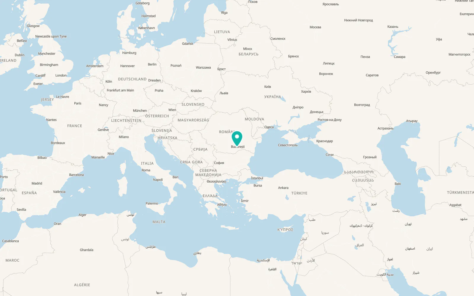 Map of Novaci