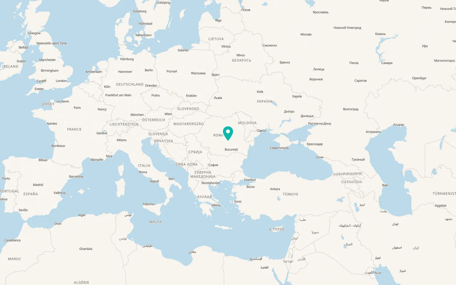 Map of Ocina de Sus