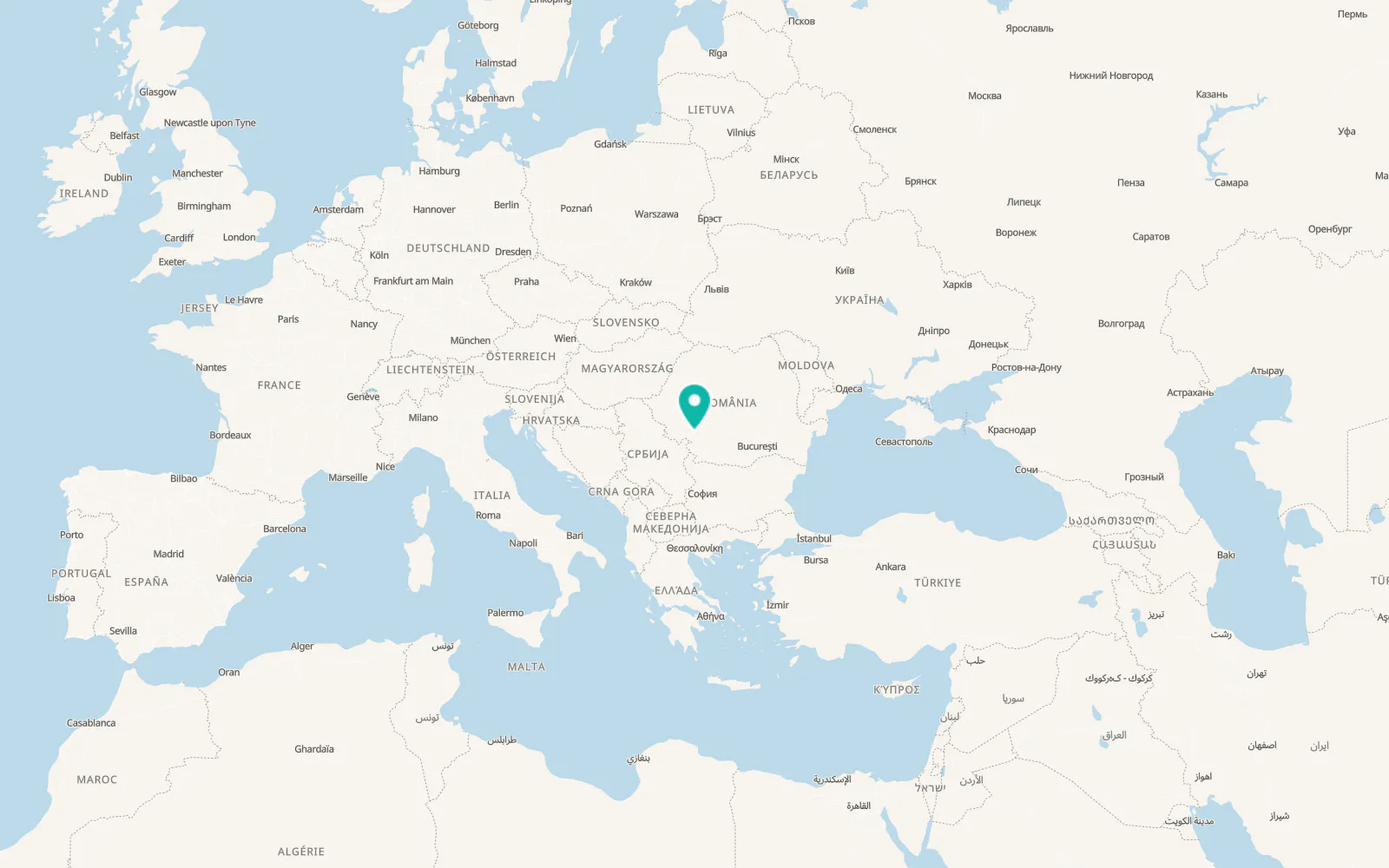 Map of Olteanu
