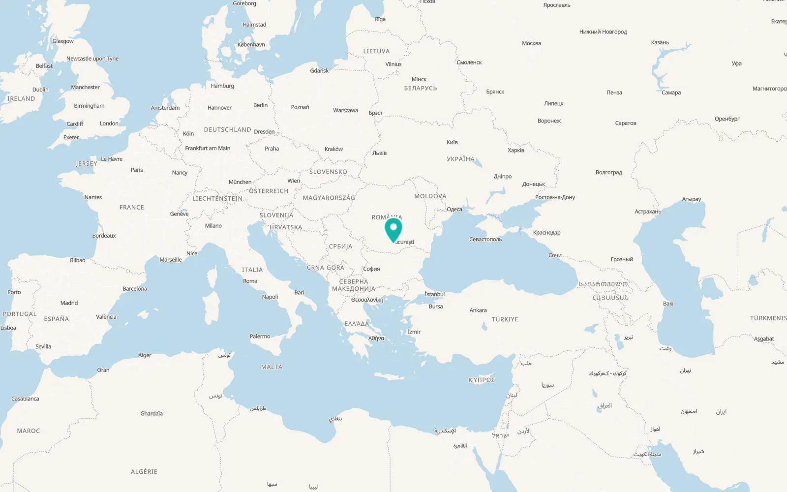 Map of Olteni