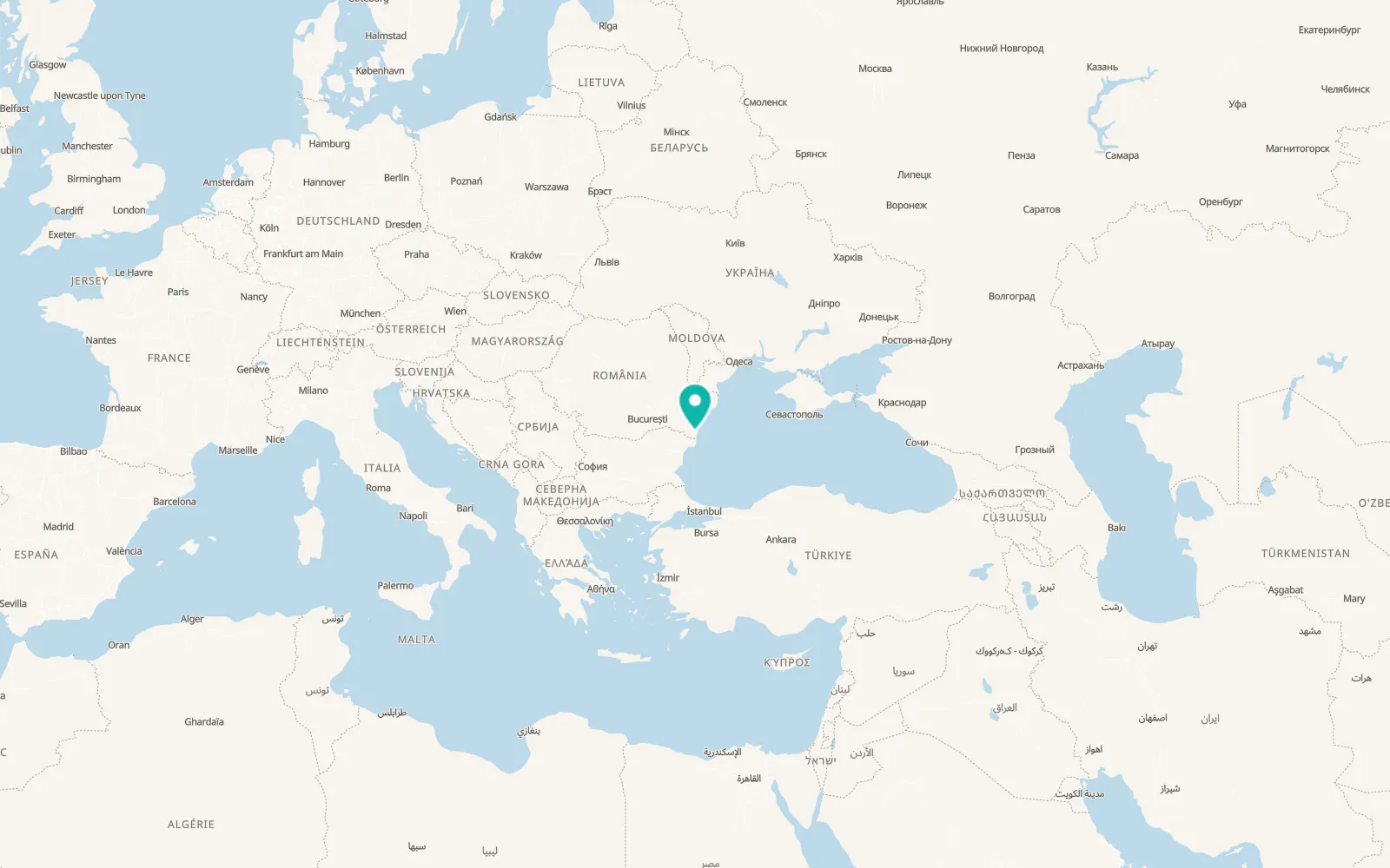 Map of Pecineaga