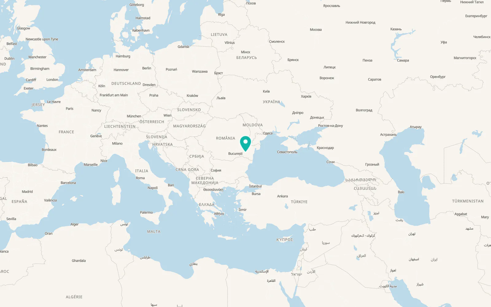 Map of Perişoru