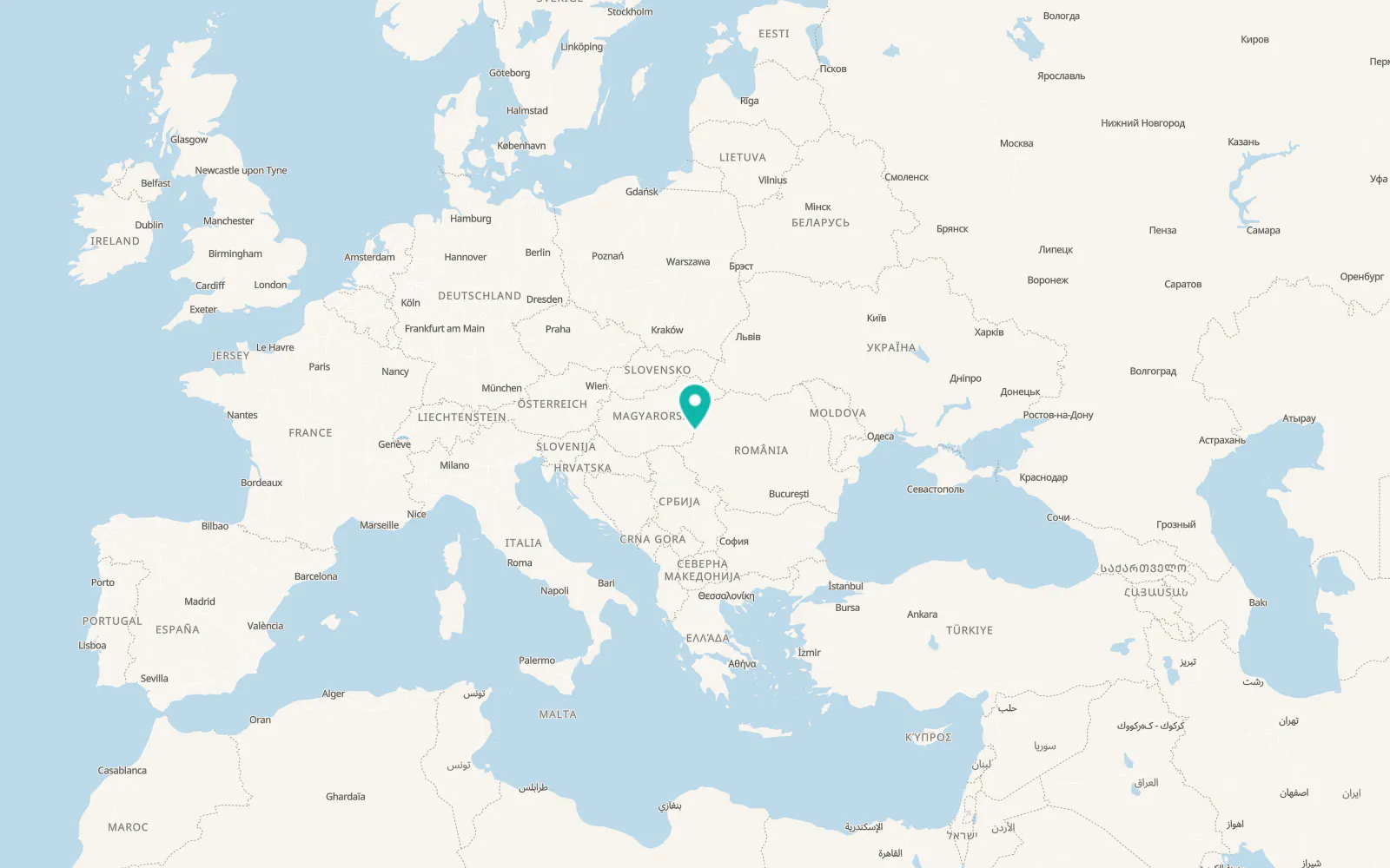Map of Pilu