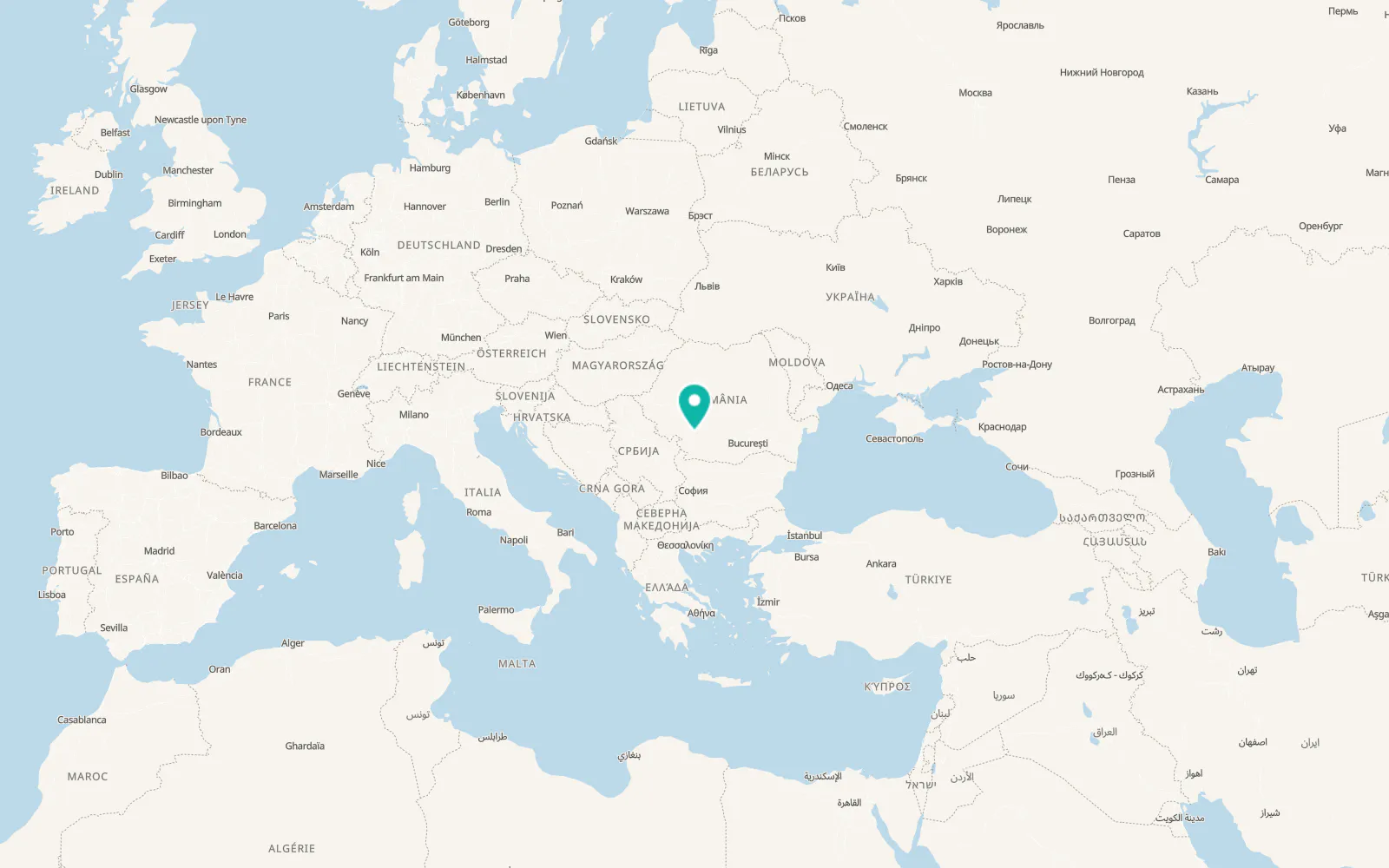 Map of Piscuri