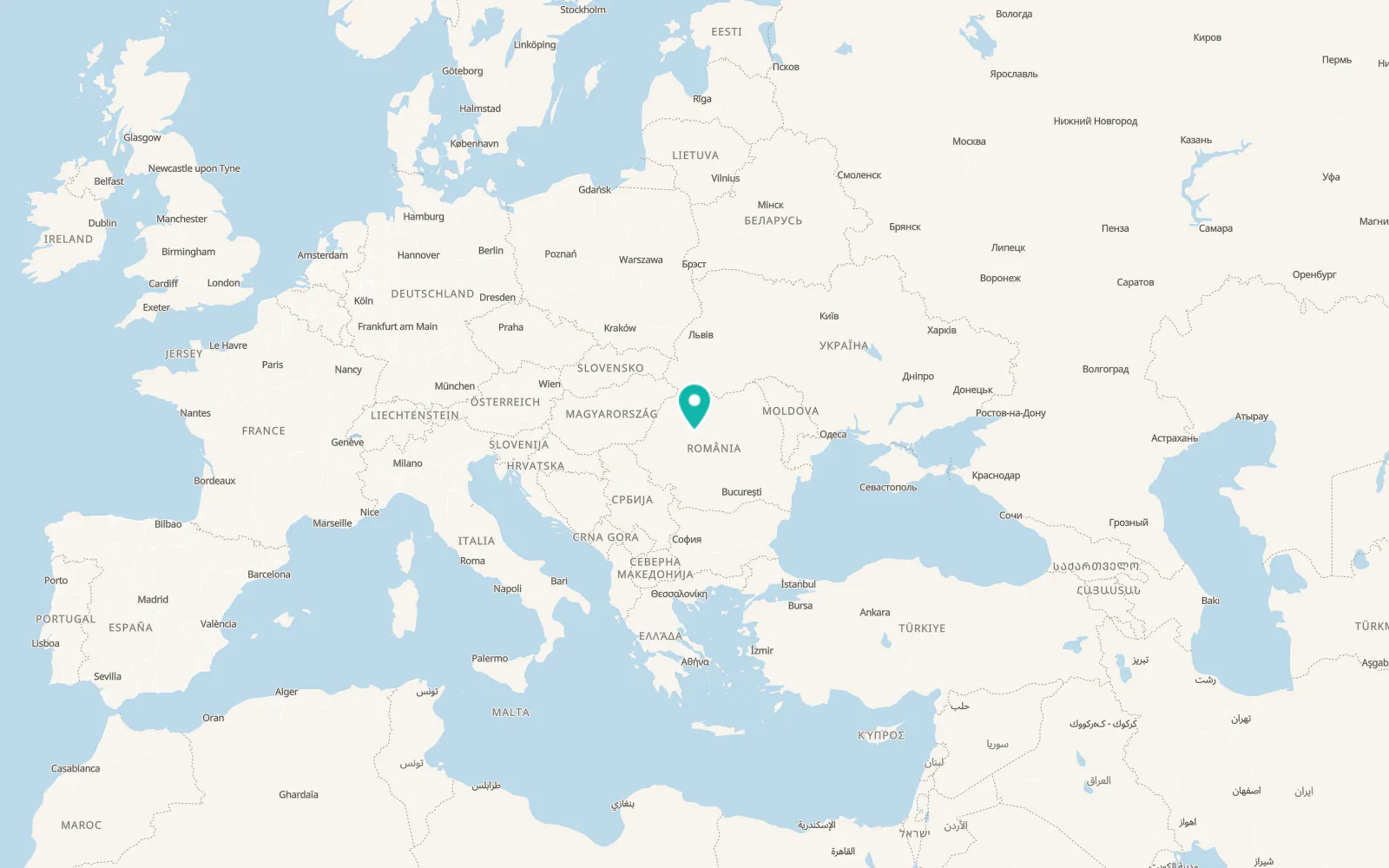 Map of Plăiești
