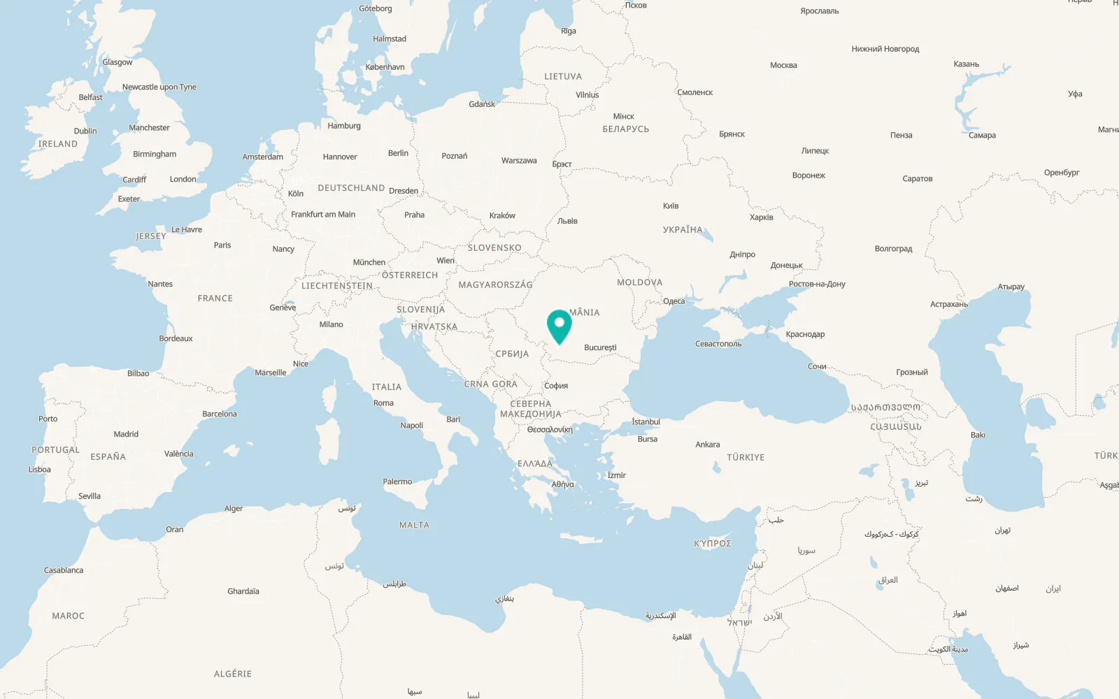 Map of Pleșoi