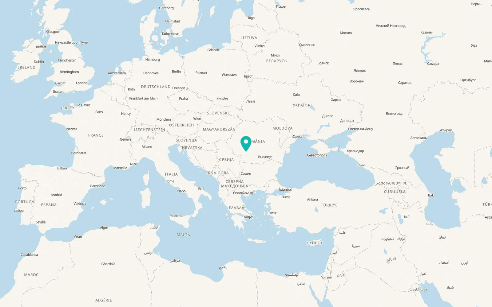 Map of Plopşoru