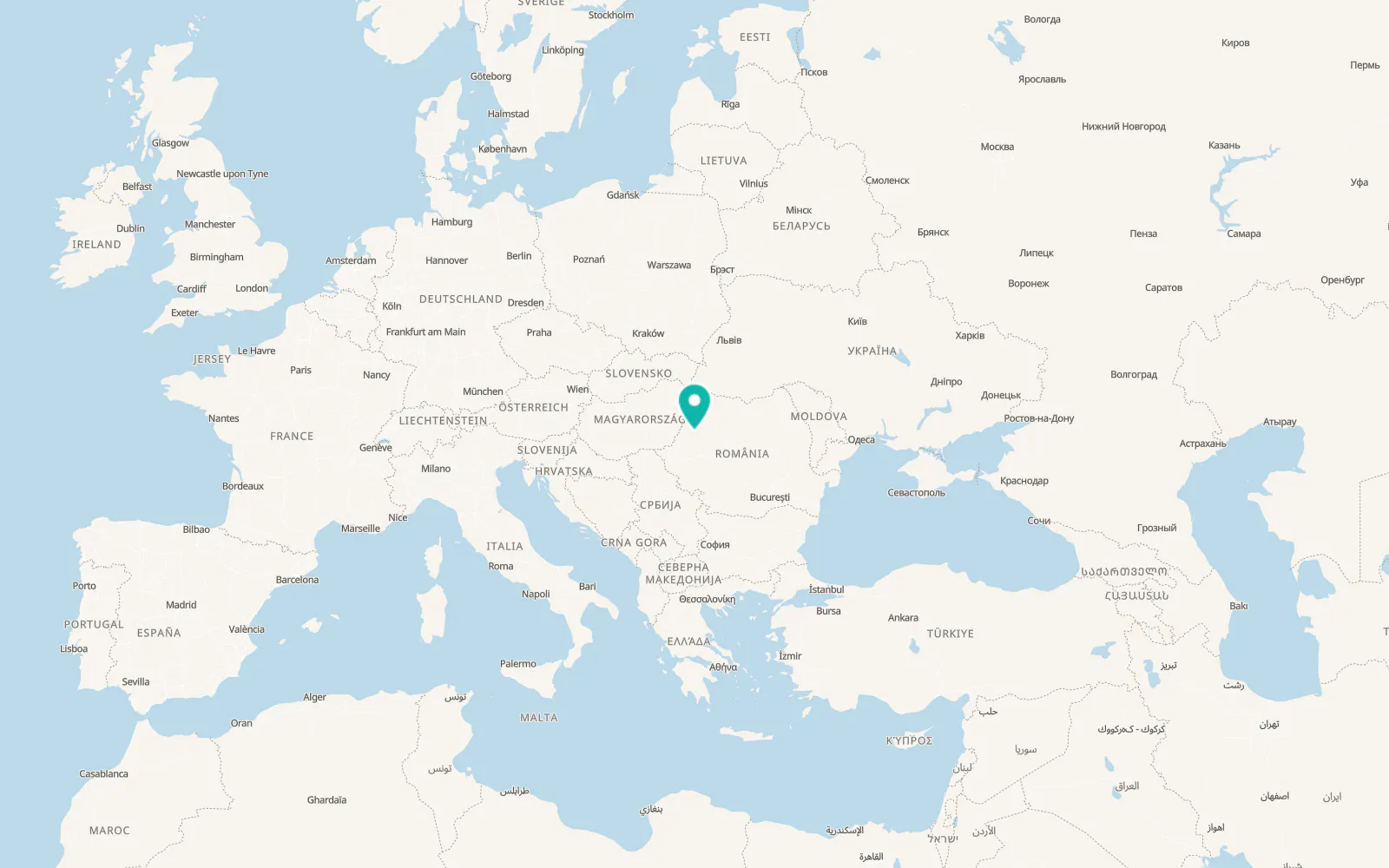 Map of Pocola
