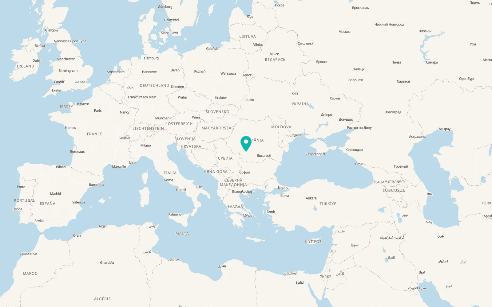 Map of Poiana