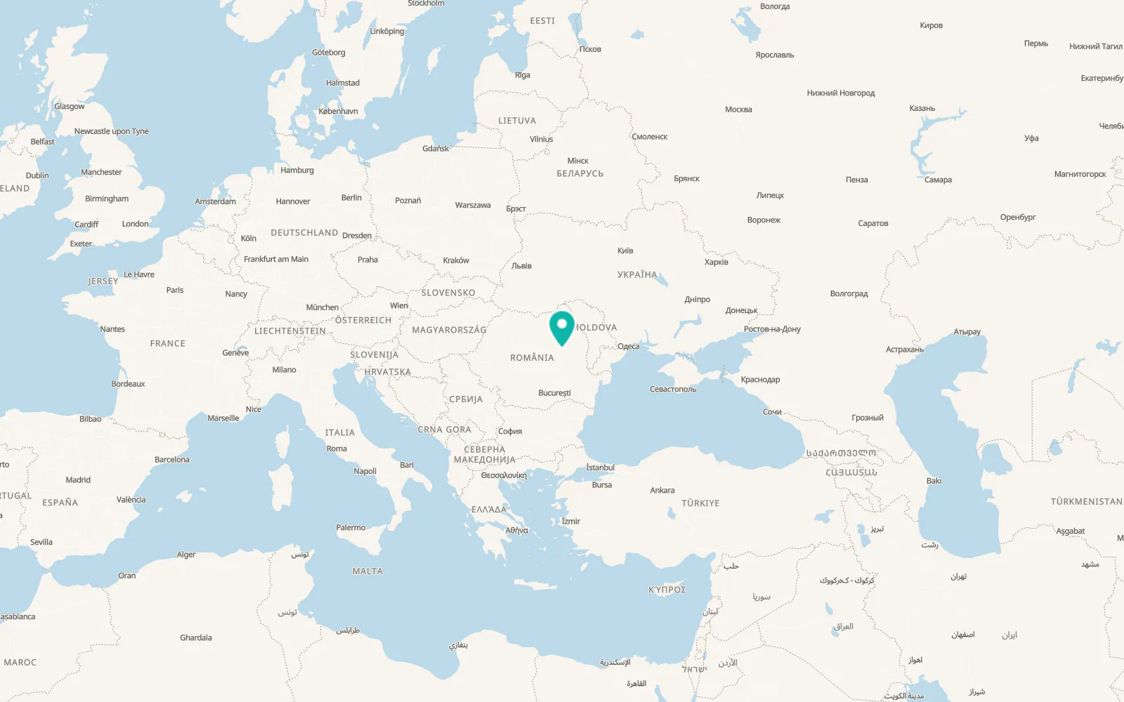 Map of Poieni
