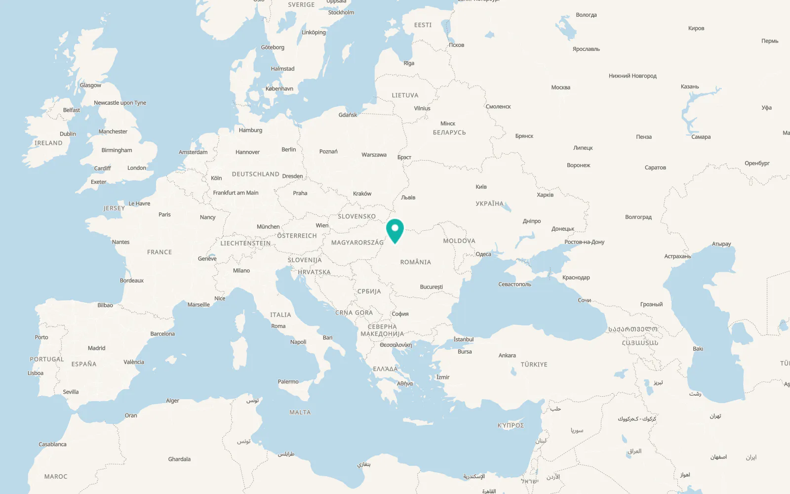 Map of Poieni