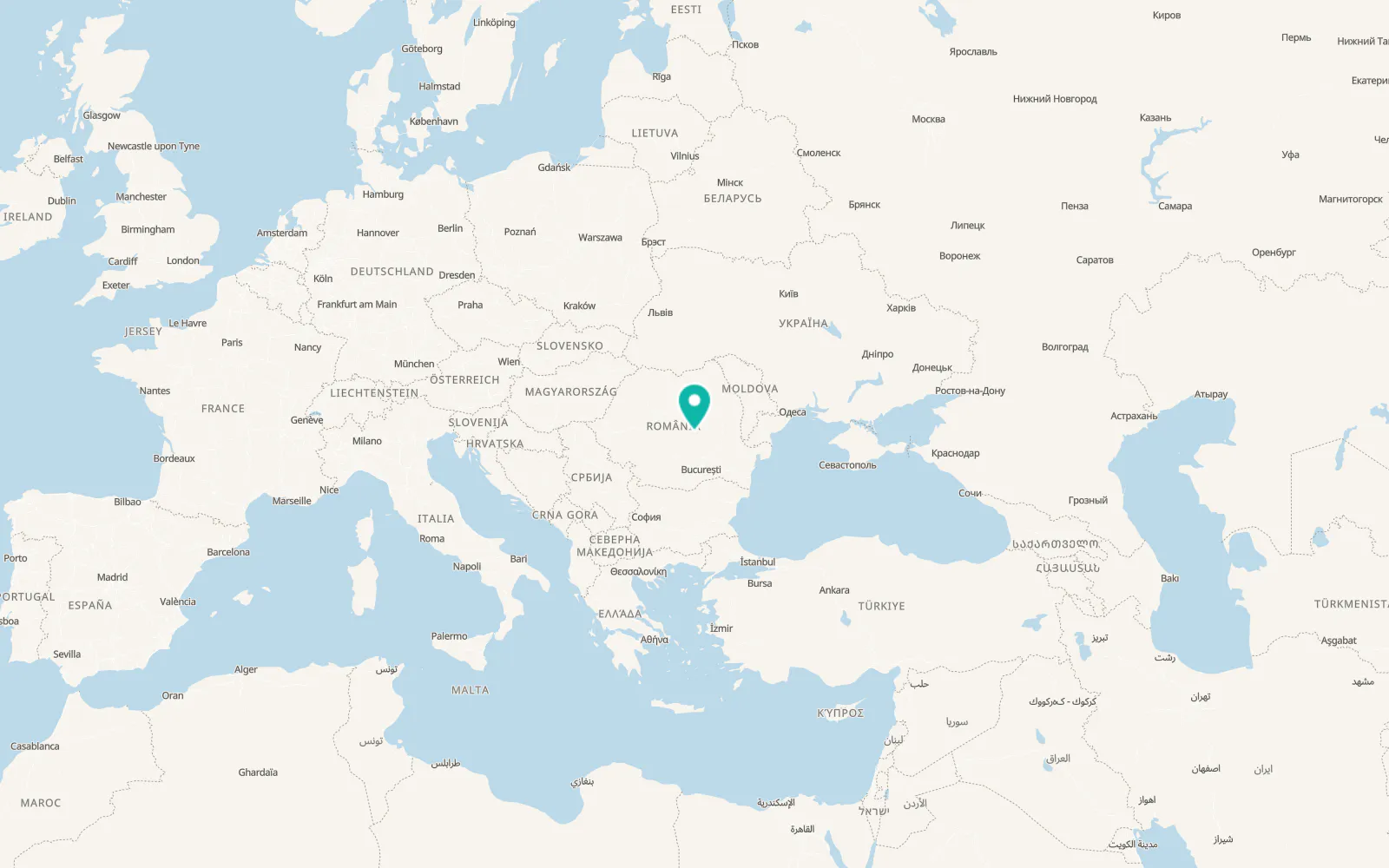 Map of Prejmer