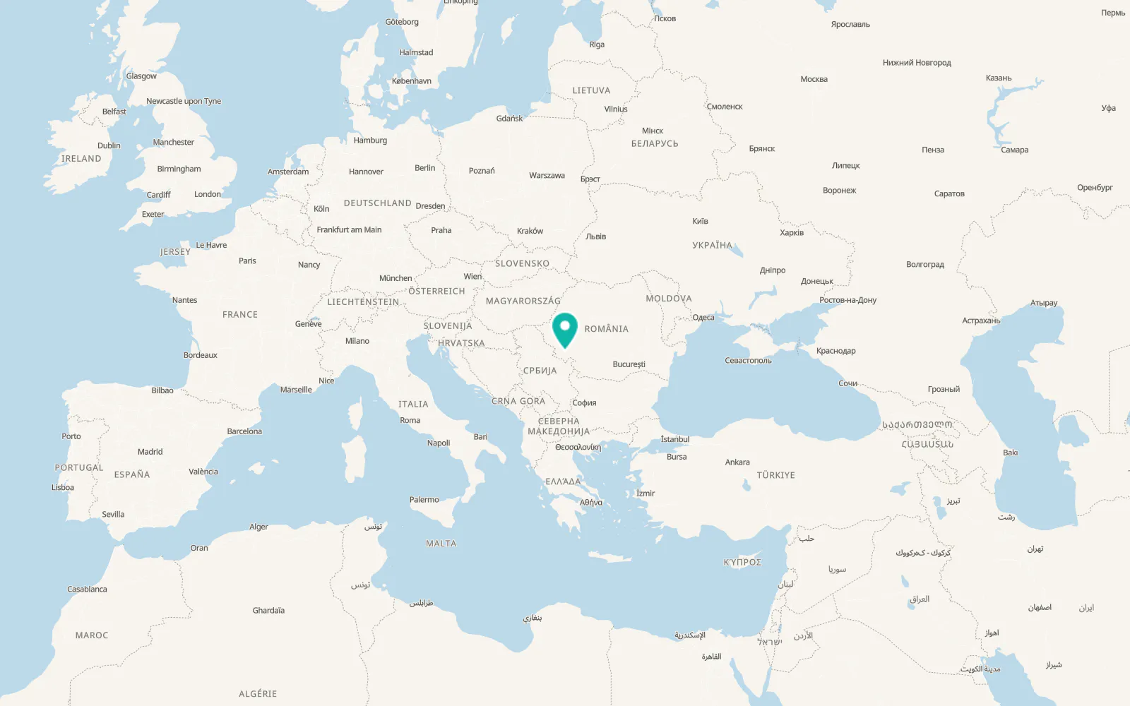 Map of Prigor