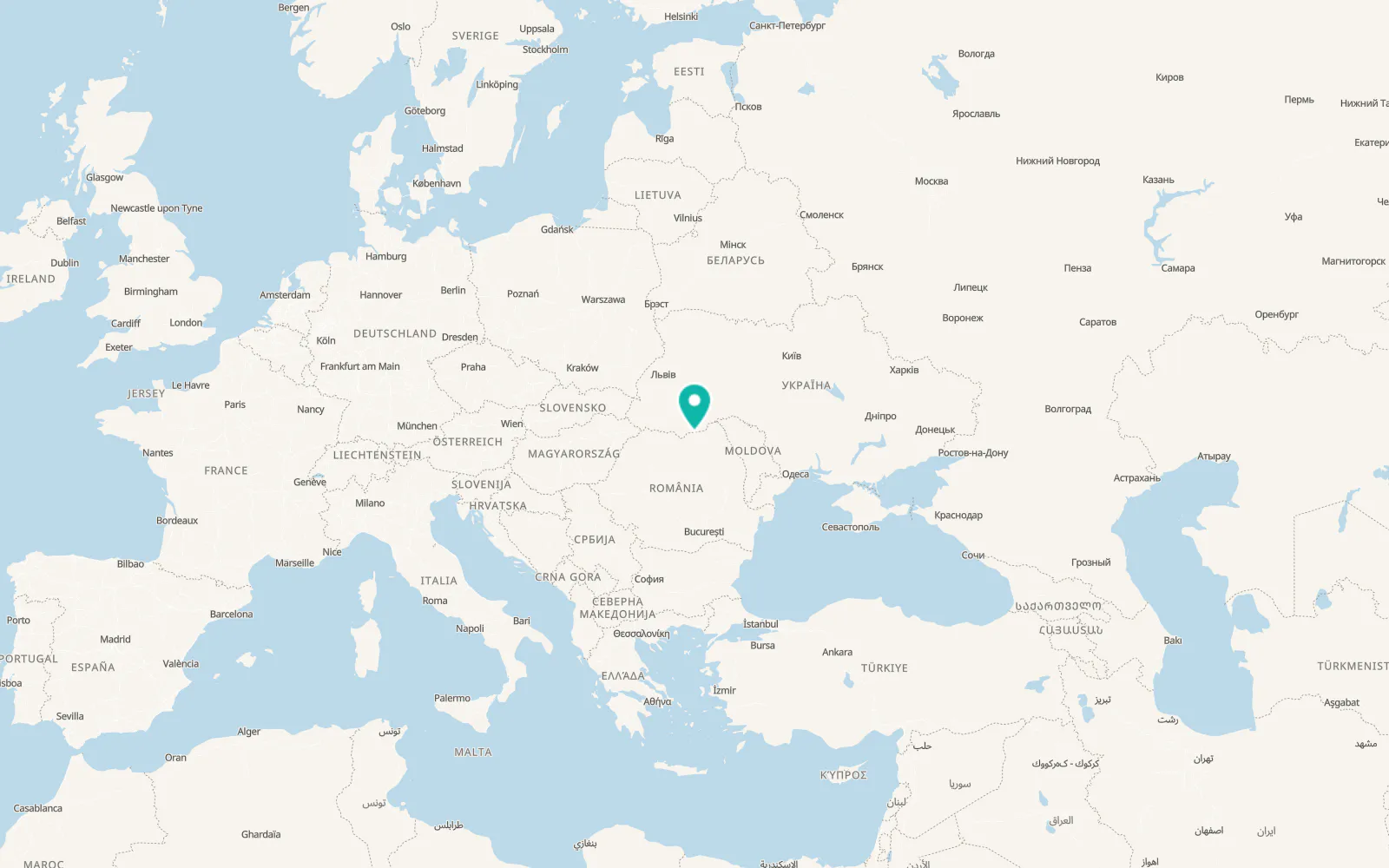 Map of Putna