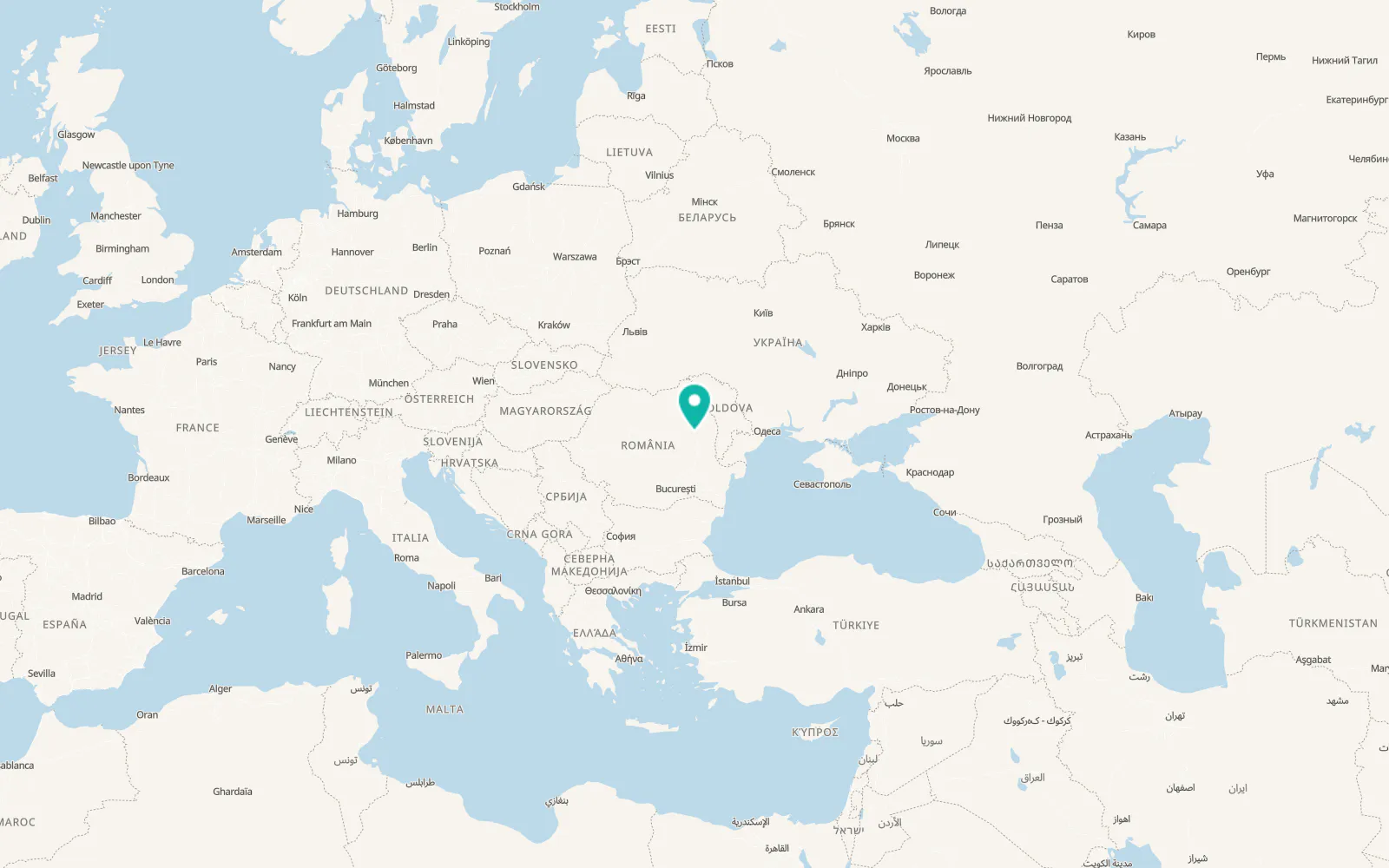 Map of Recea