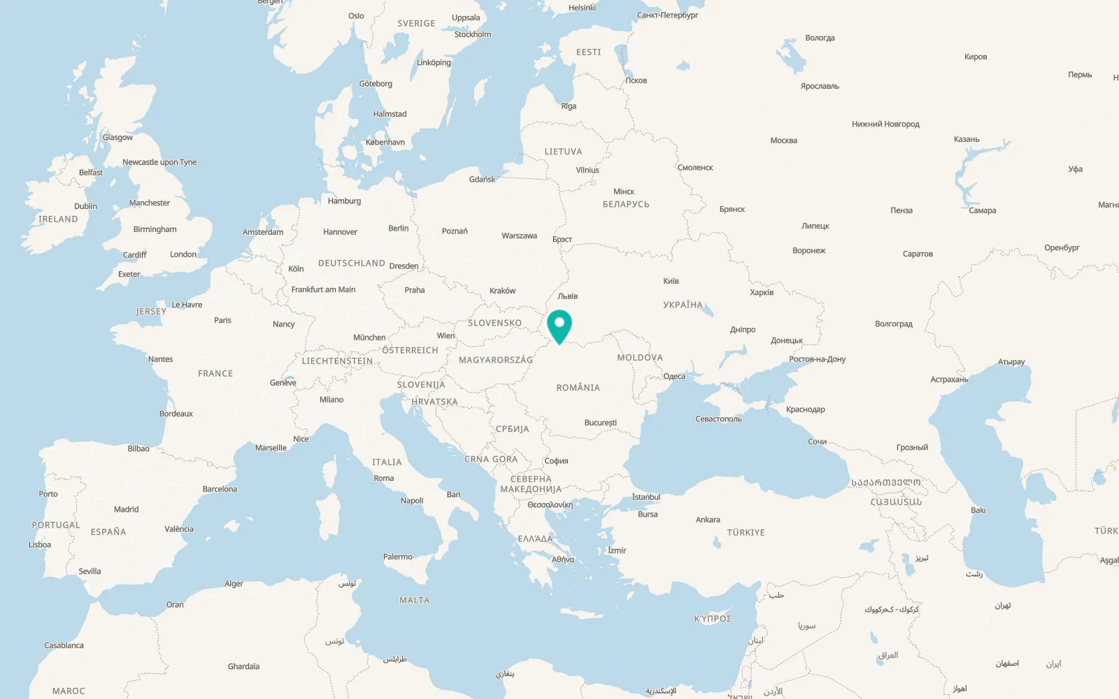 Map of Recea