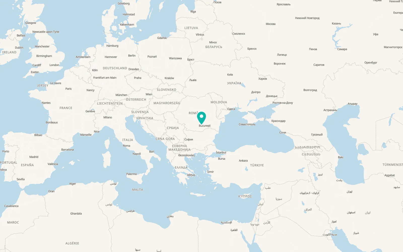 Map of Roata Mică