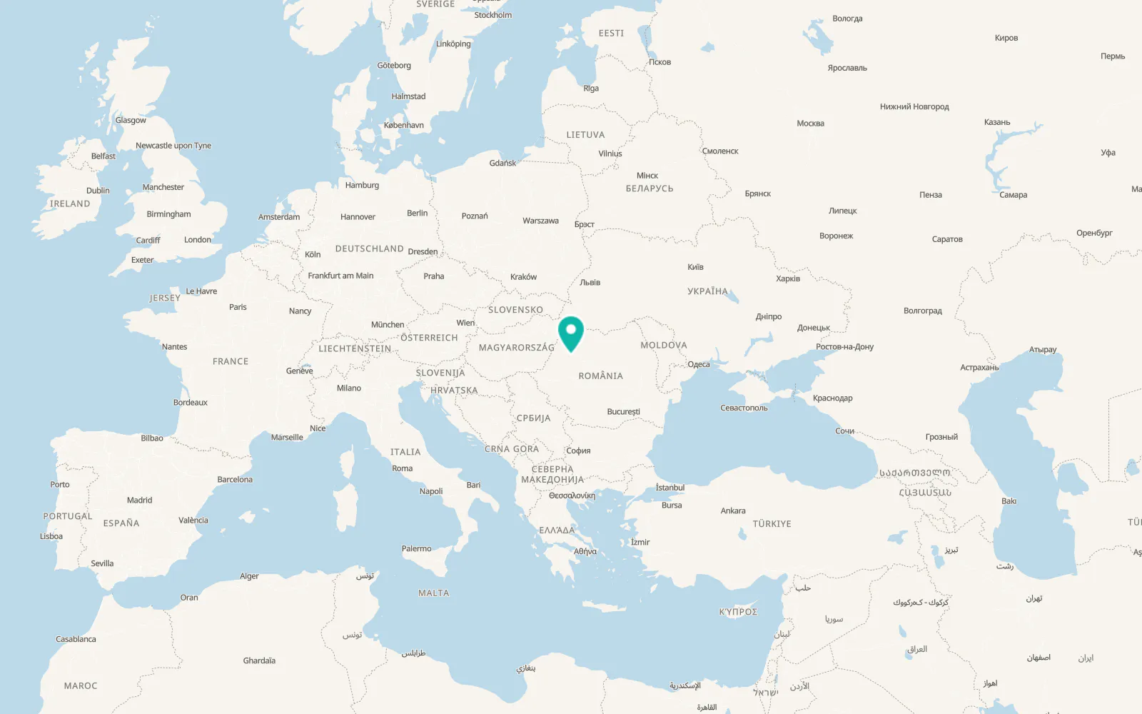 Map of Rogojel