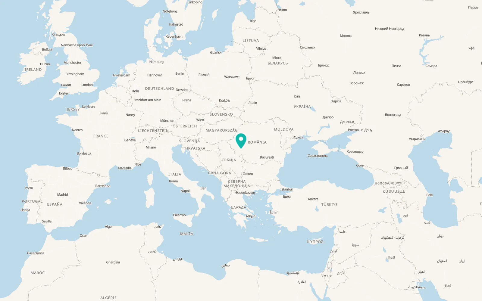 Map of Rusca